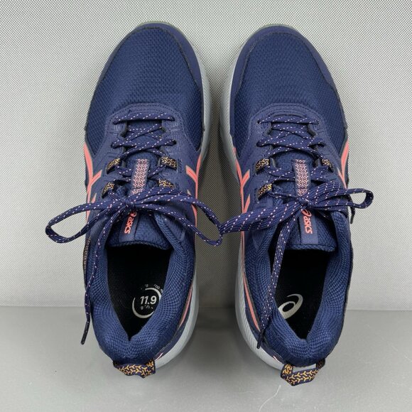 Asics Gel Venture 9 Running Sneakers Shoes Womens 9.5 Wide Indigo Blue Papaya - Picture 6 of 9